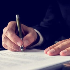 Professional document signing